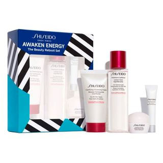 Shiseido Ginza Tokyo Awaken Energy Kit – Creme Facial + Creme para Olhos + Espuma de Limpeza + Balanceador Kit