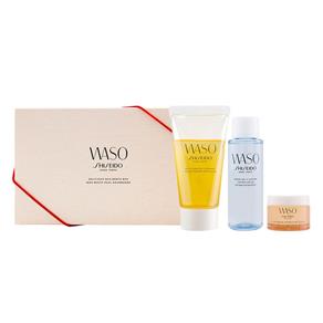 Shiseido Waso Delicious Skin Bento Box Kit - Gel de Limpeza + Loção Facial + Hidratante Kit