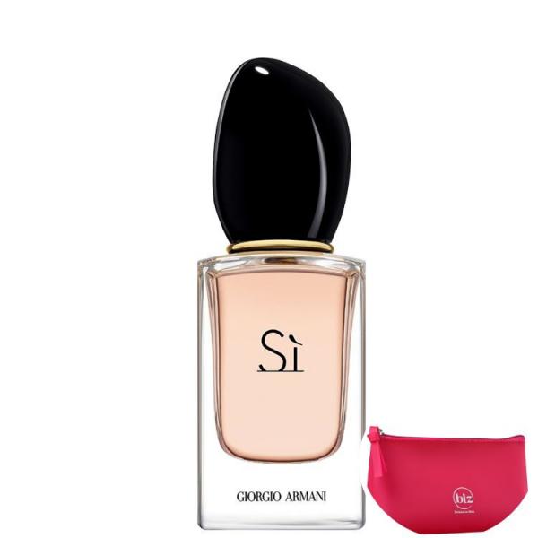 Sì Giorgio Armani Eau de Parfum - Perfume Feminino 30ml + Beleza na Web Pink - Nécessaire