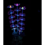 Silicone Simulado Coral ornamentos aquário Paisagismo fluorescente Coral Kelp Coral macio Aquarium Decoração