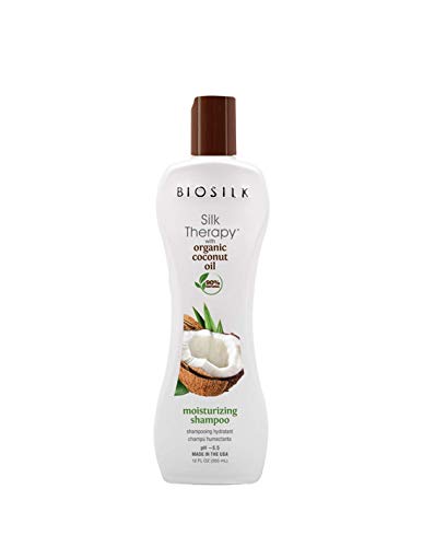 Silk Therapy With Organic Coconut Oil Moisturizing Shampoo By Biosilk For Unisex - 1 Oz Shampoo
