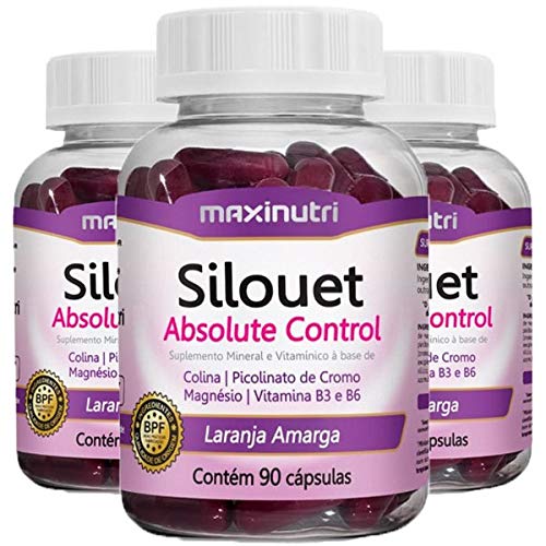 Silouet Absolute Control - 3 Unidades de 90 Cápsulas - Maxinutri