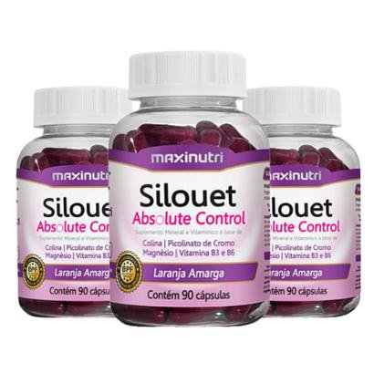 Silouet Absolute Control - 3x 90 Cápsulas - Maxinutri
