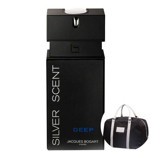 Silver Scent Deep Jacques Bogart Eau de Toilette - Perfume Masculino 100ml + Mala