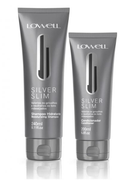 Silver Slim Shampoo 240ml + Condicionador 200ml - Lowell