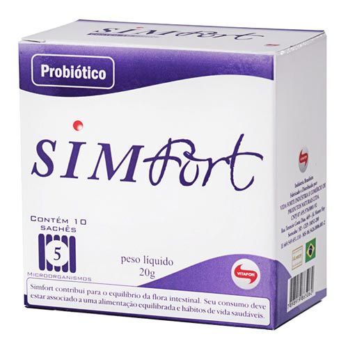Simfort - Cx 10 Sachês - Vitafor