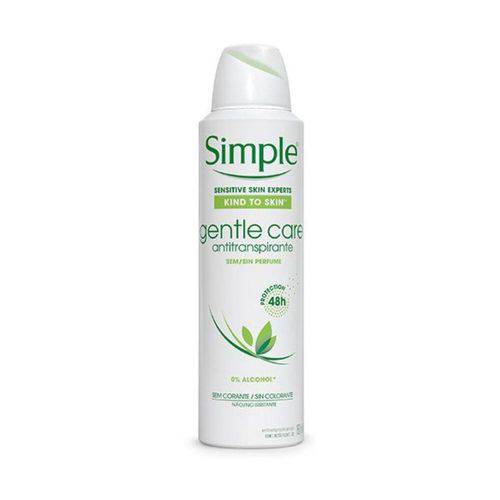 Simple Glente Care Desodorante Aerosol Feminino 150ml