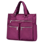 Simples Estilo Zipper Grande Capacidade Nylon Shoulder Moda Mulheres de Bag Travel Bag