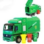 Simular caminhão de lixo com 3 Latas de lixo Forma brinquedo para crianças