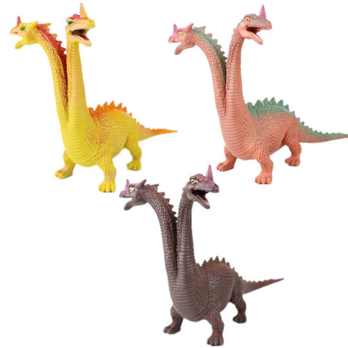 Simular Dinossauro principal dobro com a sirene Toy Crianças aleatória Estilo