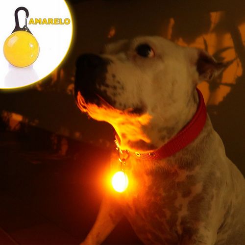 Sinalizador LED Amarelo, para Cães e Gatos