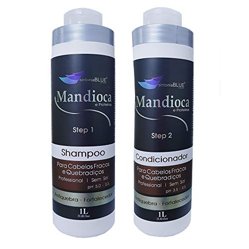 Sintonia Blue Kit Shampoo + Condicionador 1l Mandioca