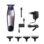 SK-5801 USB e AC recarregável dupla maneira de carregamento eletrônico impermeável ajustável máquina de cortar cabelo profissional
