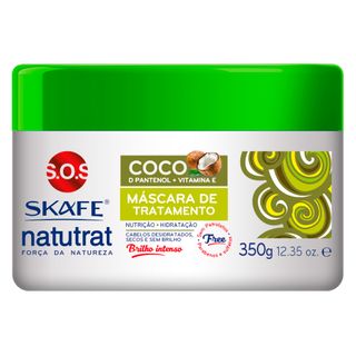 Skafe Naturat SOS Força da Natureza - Máscara de Tratamento Coco 350g