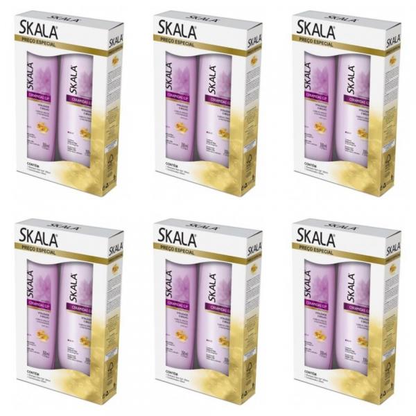 Skala Ceramidas Kit Shampoo + Condicionador 350ml (Kit C/06)