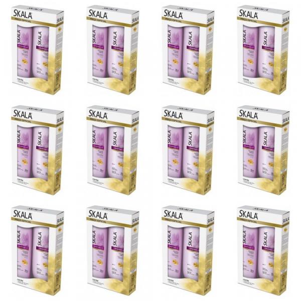 Skala Ceramidas Kit Shampoo + Condicionador 350ml (Kit C/12)
