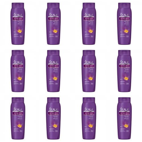 Skala Extra Lisos Shampoo 350ml (kit C/12)