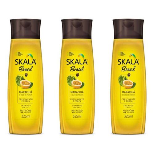 Skala Maracujá / Patauá Shampoo 325ml (kit C/03)