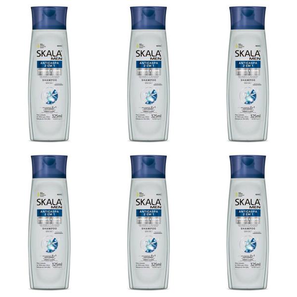 Skala Men Shampoo Anti Caspa 325ml (Kit C/06)