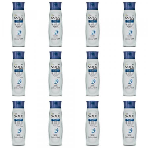 Skala Men Shampoo Anti Caspa 325ml (Kit C/12)