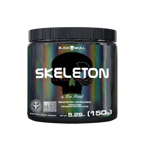 SKELETON 5.29 Oz. (150g) - BLACK SKULL - 7898939077490