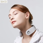 SKG Inteligente Pescoço Elétrico Massageador Aquecimento Ferramenta de Alívio Da Dor 3D Sem Fio Tecido Profundo Massagem Corporal Relaxamento De Cuidados De Saúde Para Viagens