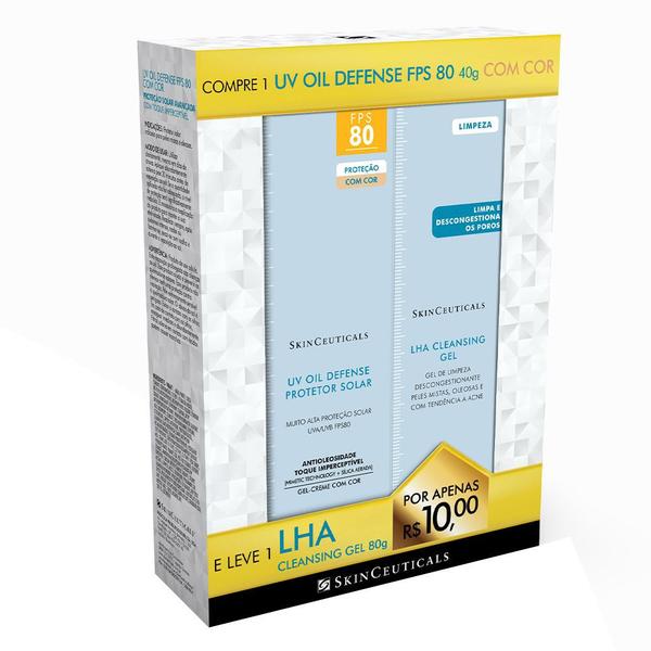 Skin Ceuticals UV LHA Kit Protetor Solar + Limpador Facial - Skinceuticals