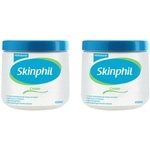 Skinphil Creme Hidratante para Pele Sensível, Seca e Extrasseca - Kit com 2 Unidades