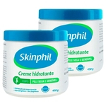 Skinphil Kit 2x Derma Creme Hidratante 450g