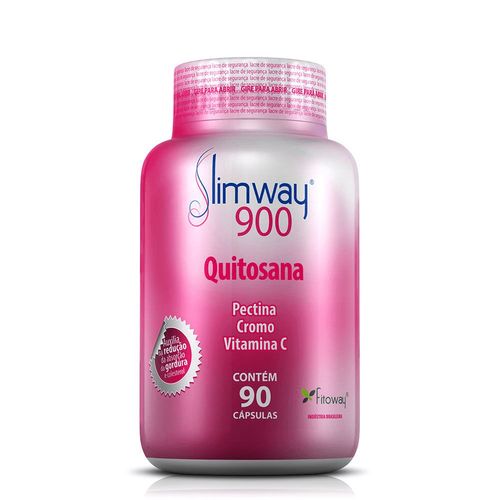 Slimway 900 (quitosana + Pectina + Cromo + Vitamina C ) - 90 Cápsulas