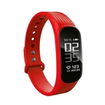 Smart Band WP112 Bluetooth Continuous Heart Rate Monitor Call/APP Message Reminder with 4 Clock Faces Smart band for Android iOS