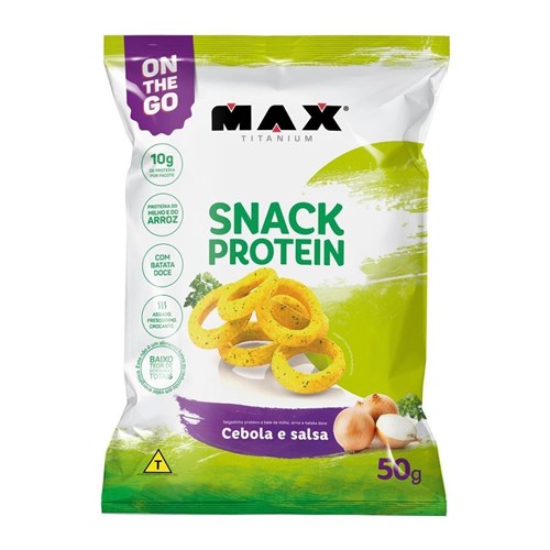 Snack Protein (50G) - Max Titanium Cebola e Salsa
