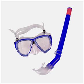 Snorkel com Máscara Premium Azul - Belfix 39700