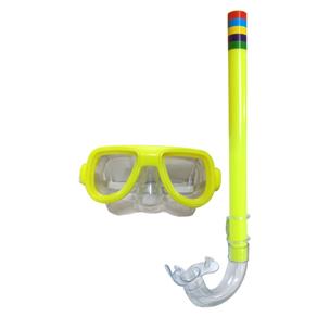 Snorkel com Máscara Verde Limão - Belfix 39800 - Amarelo - Único