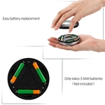 LingStar motion-sensing Battery LED alimentado, pau-de Nightlight, Cor Prata