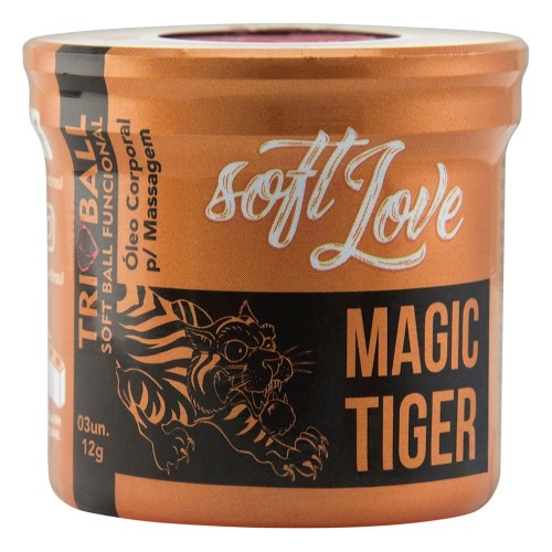 Soft Ball - Magic Tiger Triball 3 Unid - Soft Love