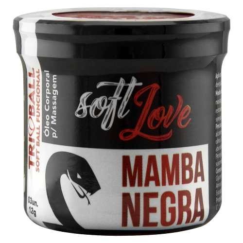 Soft Ball - Mamba Negra Triball 3 Unid - Soft Love