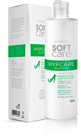 Soft Care Hypcare Shampoo Pele Sensível e Ressecadas - 300mL - Pet Society
