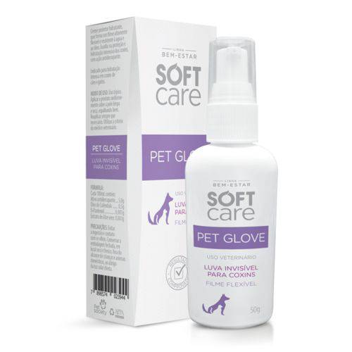 Soft Care Loção Hidratante Pet Society Pet Glove com Ação Antiderrapante 50g