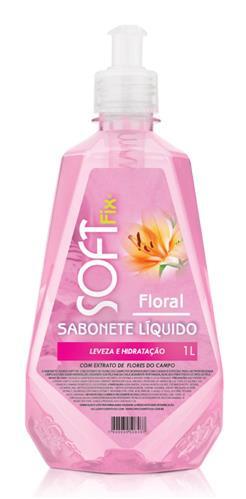Soft Fix Sabonete Líquido Floral - 500ml