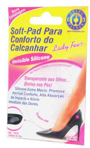 Soft-pad para Conforto no Calcanhar Lady Feet 1018 Ortho Pauher