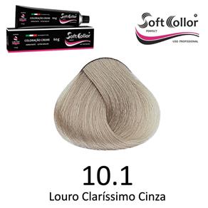 SOFTCOLLOR Perfect Formulated In Italy - Coloração Profissional - 10.1 LOURO CLARÍSSIMO CINZA