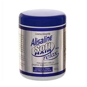 Softhair Alisaline Relax Creme Alisante Azul 130g