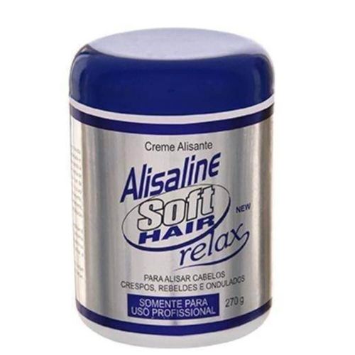 Softhair Alisaline Relax Creme Alisante Azul 270g