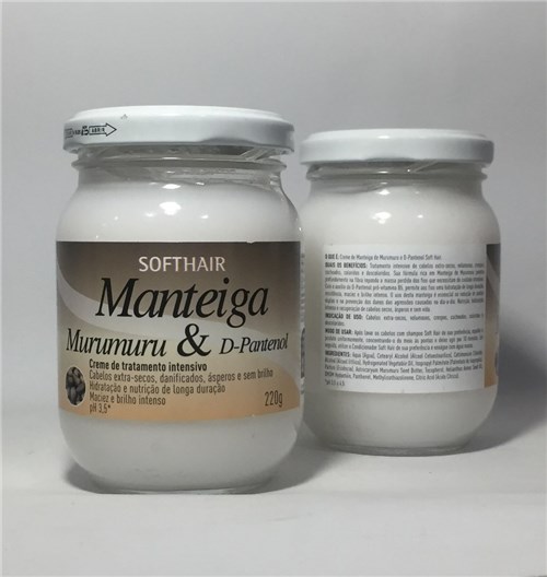 Softhair Manteiga Murumuru e D-Pantenol 220G