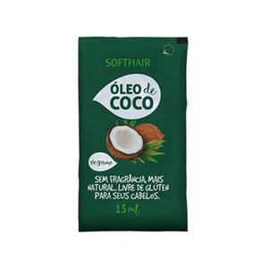 Softhair Óleo DE Coco Capilar Vegano Sachê 15ml