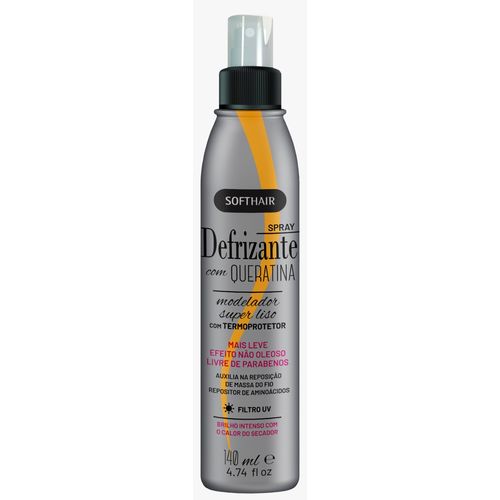 Softhair Spray Defrizante com Queratina Termoprotetor 140ml