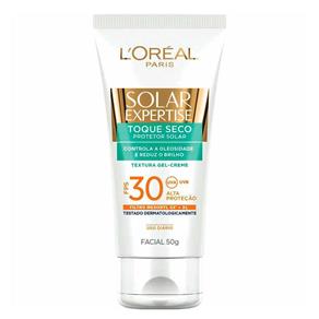 Solar Expertise Facial Toque Seco FPS 30 L`oréal Paris - Protetor Solar - 50g