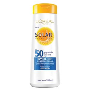 Solar Expertise Invisilight Fps 50 L`oréal Paris - Protetor Solar