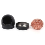 Soldering Iron Tip Cleaner Hardware Accessory Scourer Cleaning Balls Black Industrial Tool